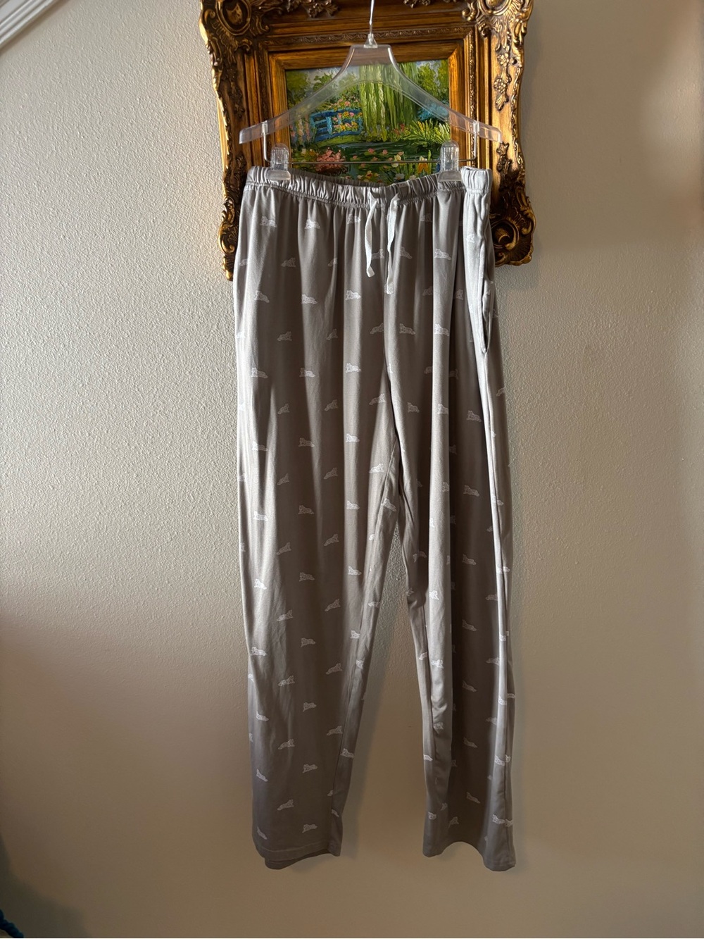 The Royal Standard Gray Printed Pajama Pants - Soft Lounge Sleepwear